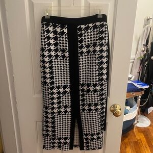 SHEIN Houndstooth Pencil Skirt